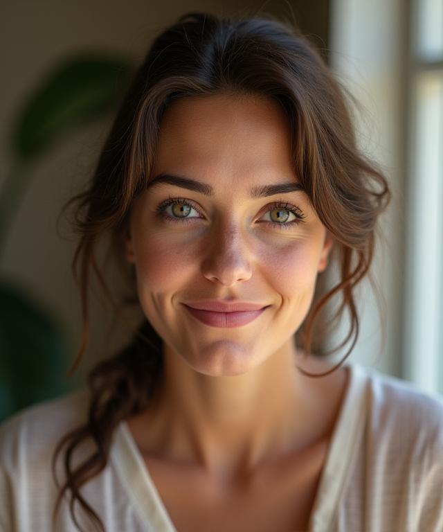 Authentic portrait photography with natural light